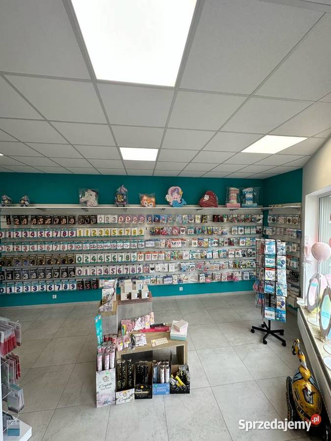 Likwidacja sklepu z balonami i artykułami na Płońsk sprzedam