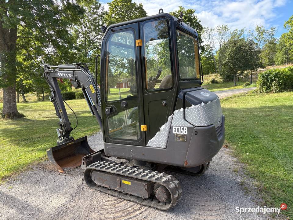 Minikoparka Volvo EC15B 2009 Koparki Orzesze sprzedam