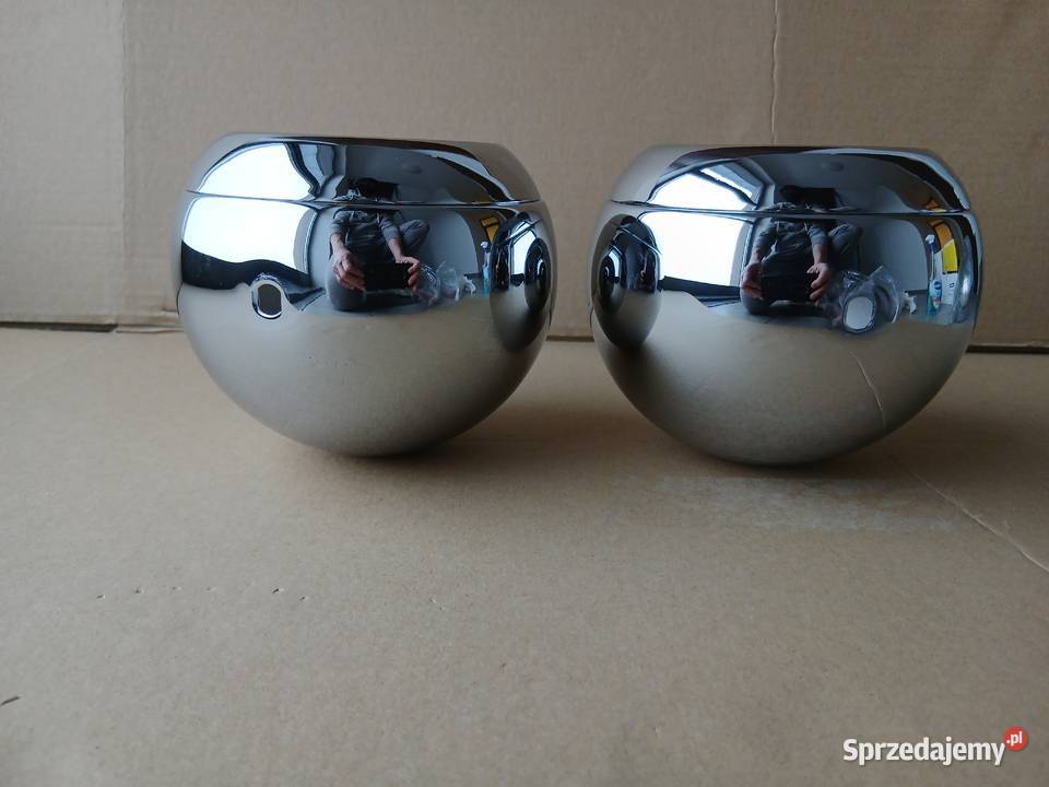 Klosz do lampy KULKA KULA metalowa CHROM 150mm mazowieckie Warszawa