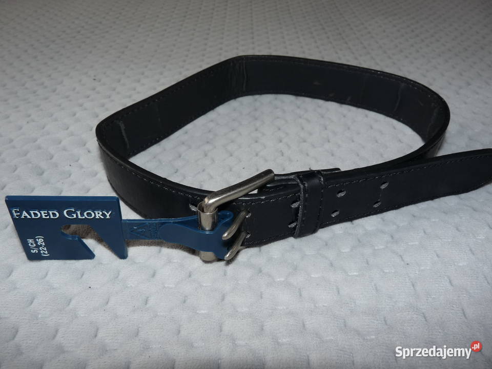 Pasek czarny do spodni dziecięcych 5666 małopolskie