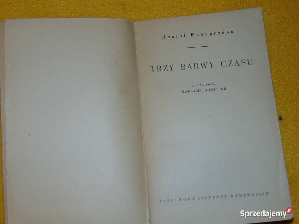 Trzy barwy czasu Anatolij Winogradow Lublin