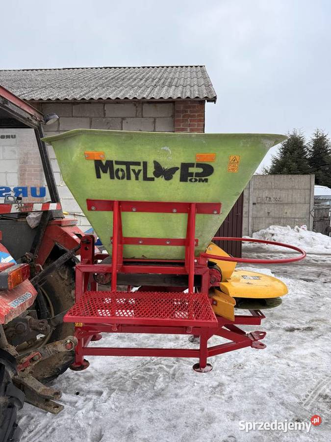 Rozsiewacz nawozowy motyl kłos do wapna soli nieuszkodzony Rozsiewacze nawozów Kraśnik