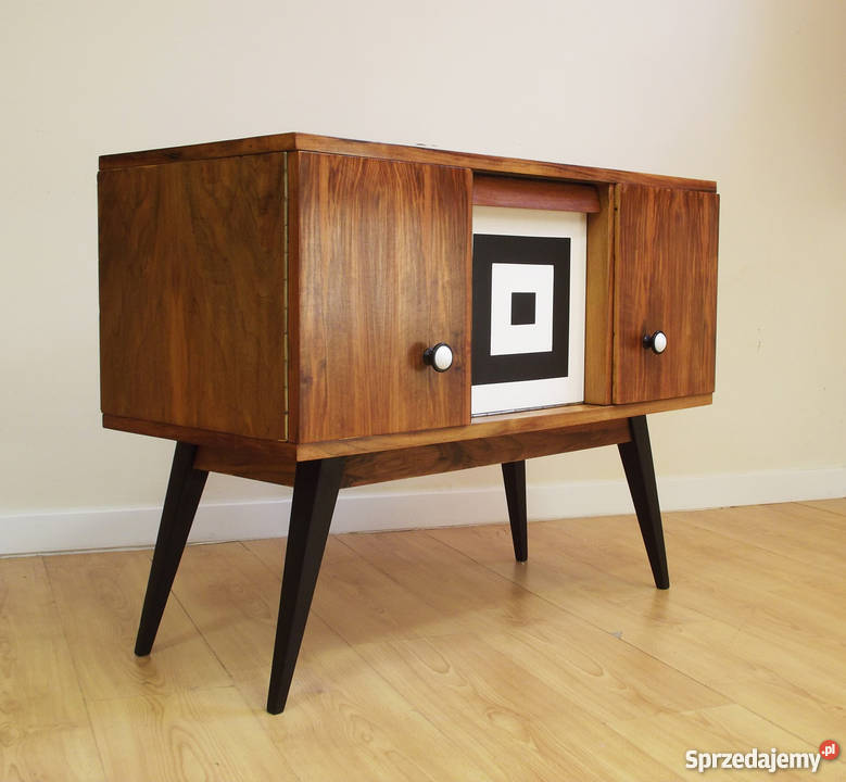 Konsola komoda szafka RTV z barkiem VINTAGE loft 42cm Szafy, regały, półki Warszawa