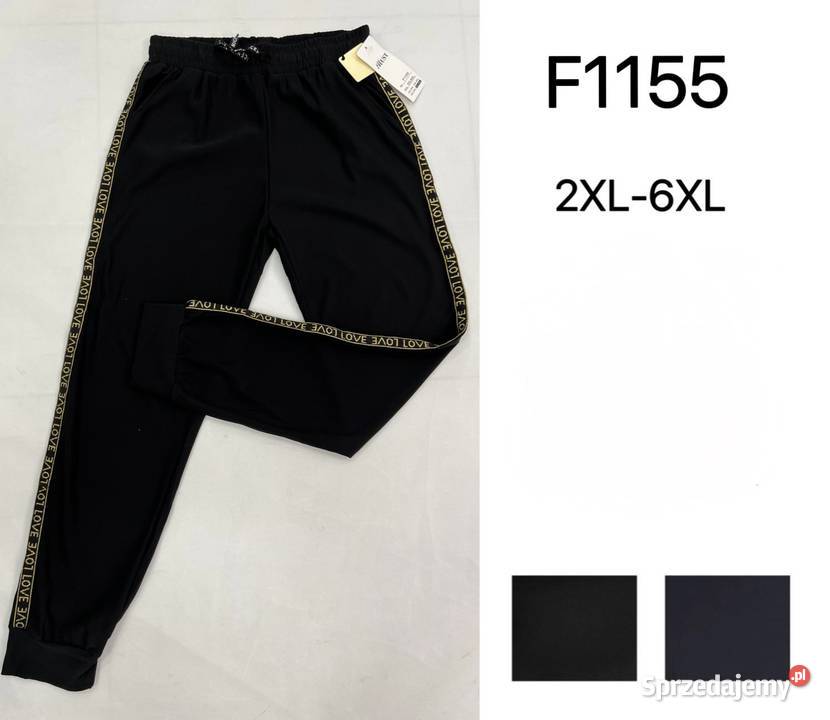 Super Damskie spodnie dresowe duże rozmiary Leszno