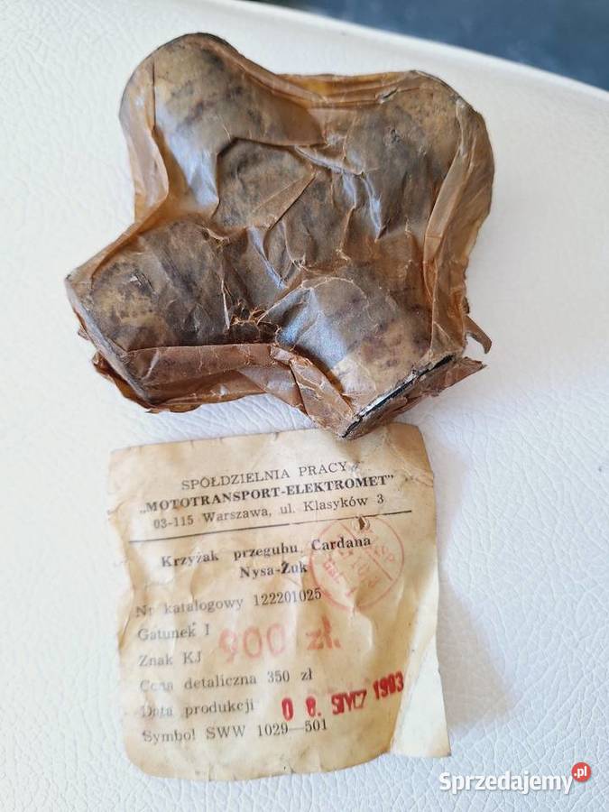 Nowy Krzyżak wału napędowego PRL NysaŻukWarszawa śląskie Gliwice