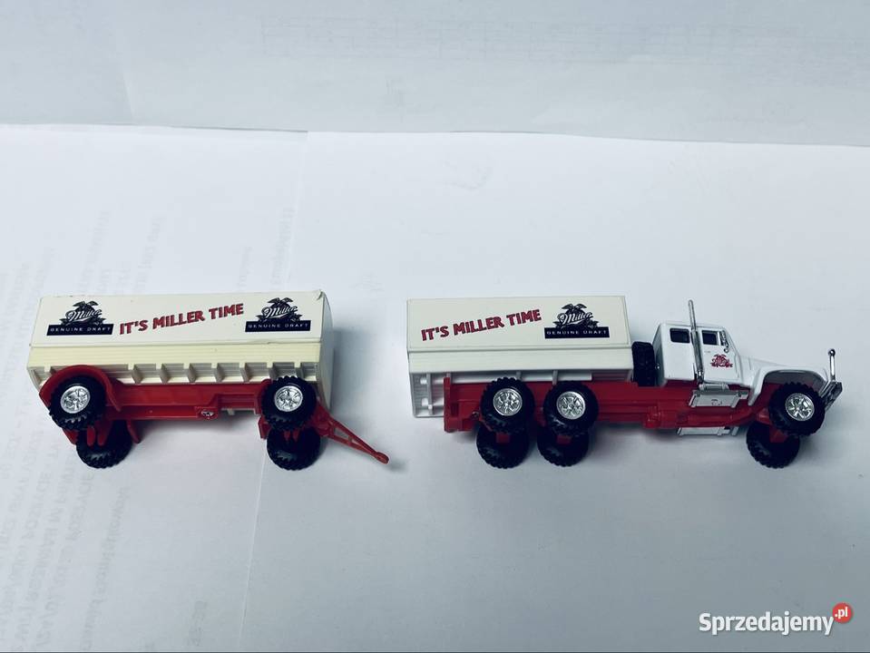 Kolekcjonerski model amerykańskiej ciężarówki