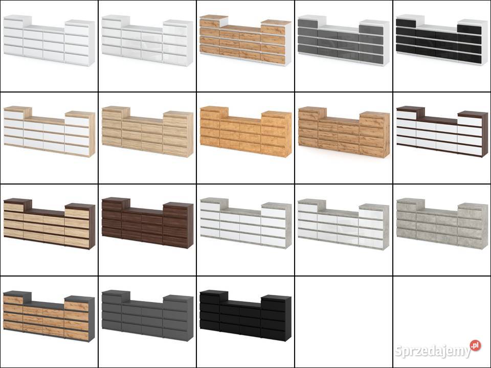 Komoda 14 Szuflad 220 Loft Stolik Szafka Rtv Elbląg