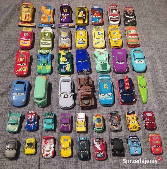 Disney Pixar Cars Auta Mattel 46 sztuk pomorskie Gdańsk