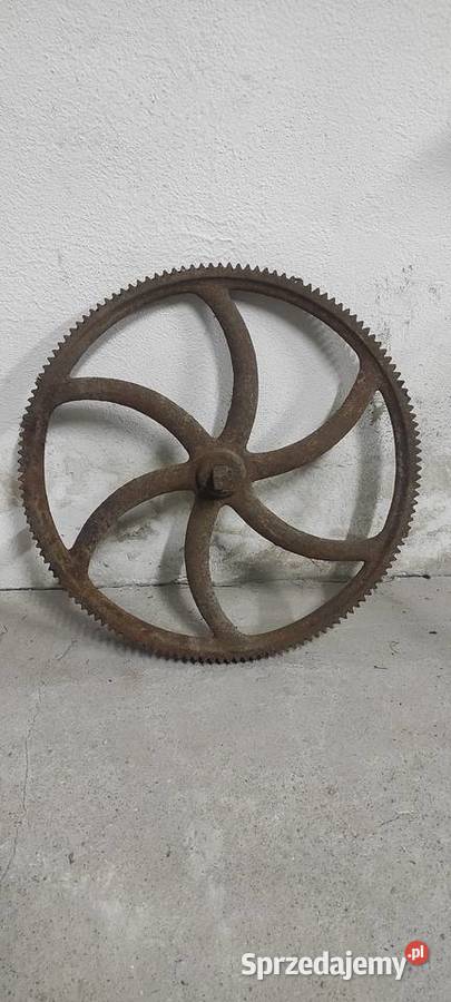 Stare koło żeliwne ozdoba Andrzejewo