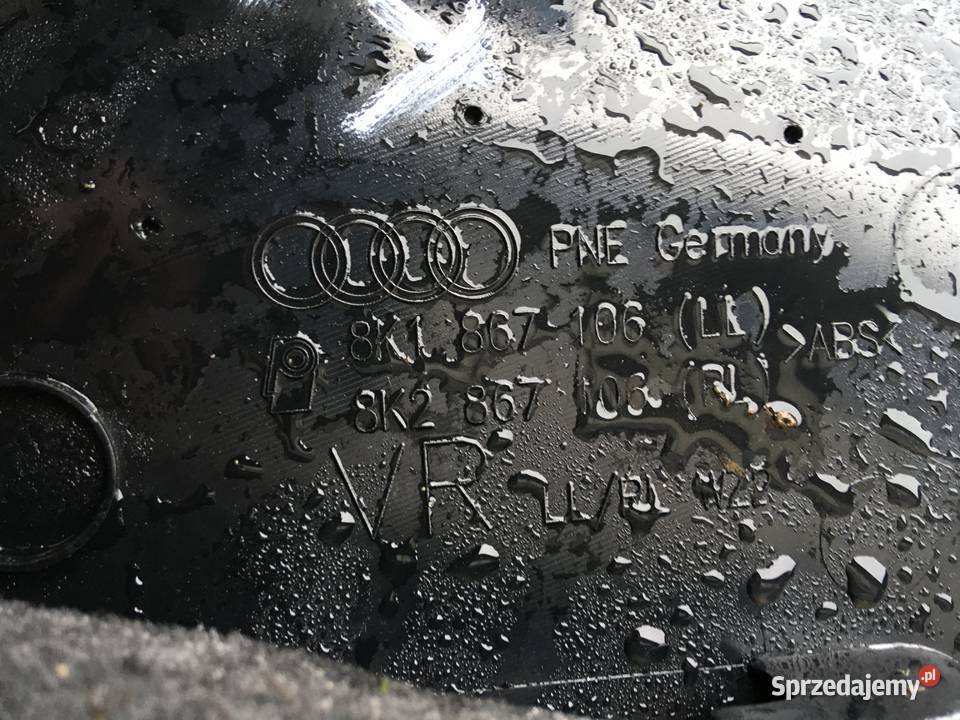 tapicerka drzwi prawe przednie audi a4 s4 b8 osobowe Szczecin