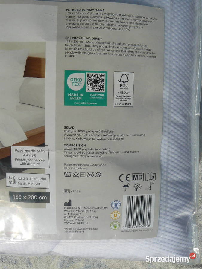 Okazja nowa Kołdra Przytulna Smukee Home 155x200 Strzelin