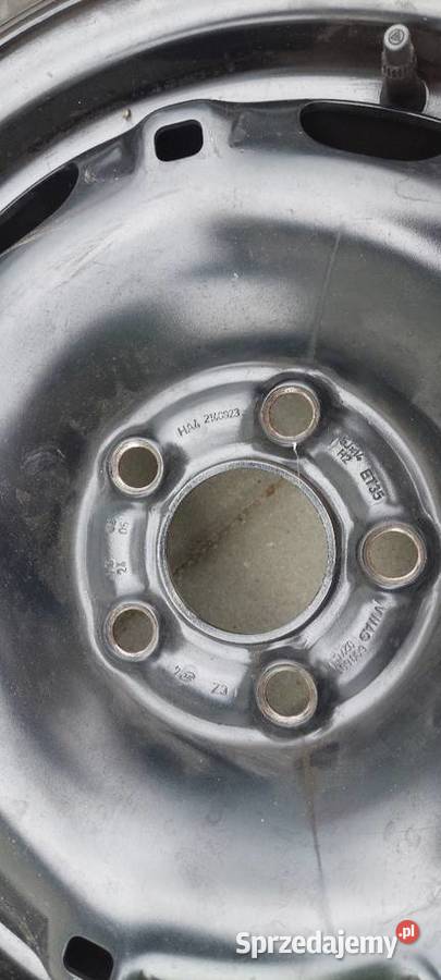 Koło zapasowe 14 16570 R14 5x100 organizer VW