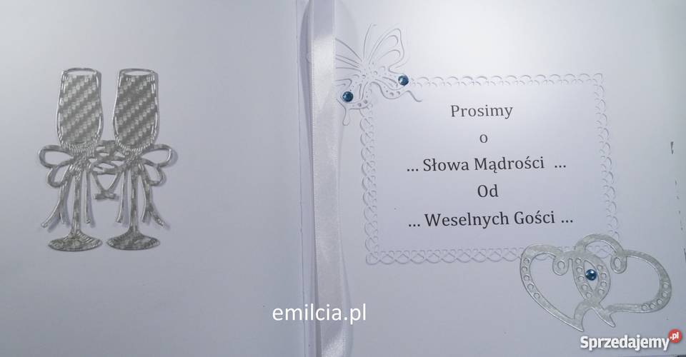 Księga Gości Album kolor Chaber Biel Zieleń Zielona Góra