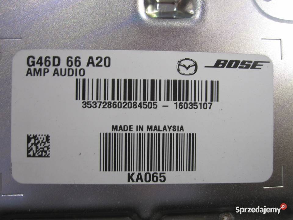MAZDA 6 III GJ 16r wzmacniacz radia G46D66A20 Kielce
