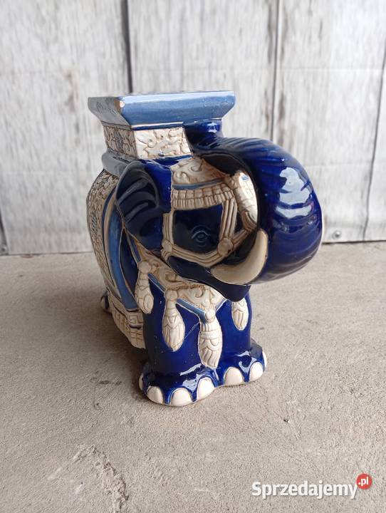 kwietnik duży słoń ceramiczny 570 Byczyna