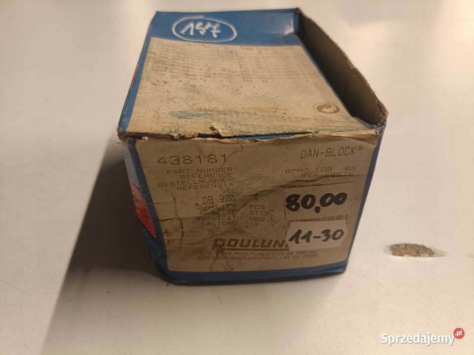 BMW E30 E28 E24 TYLNE KLOCKI HAMULCOWE tył Klocki hamulcowe lubelskie Janów