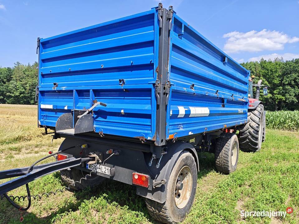 Przyczepa rolnicza MetalFach 12T 2015r w stanie Metal-Fach Dzięcioły Dalsze