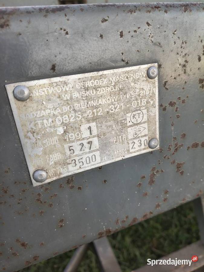 Sadzarka do ziemniaków Blizne