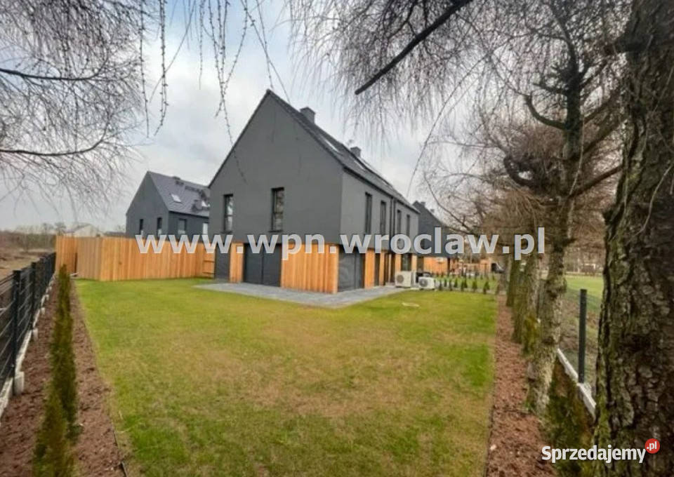 sprzedaży domu bliźniaka Wrocław 132m2 mieszkalny