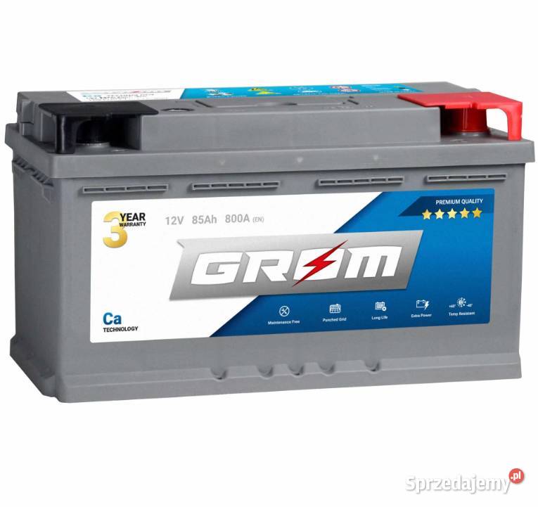 Akumulator GROM Premium 85Ah 800A Specpart Słupsk