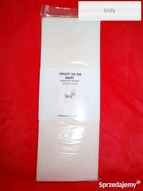 PAPILOTY PSÓW papierowofoliowe 33x12 gumki Działdowo sprzedam
