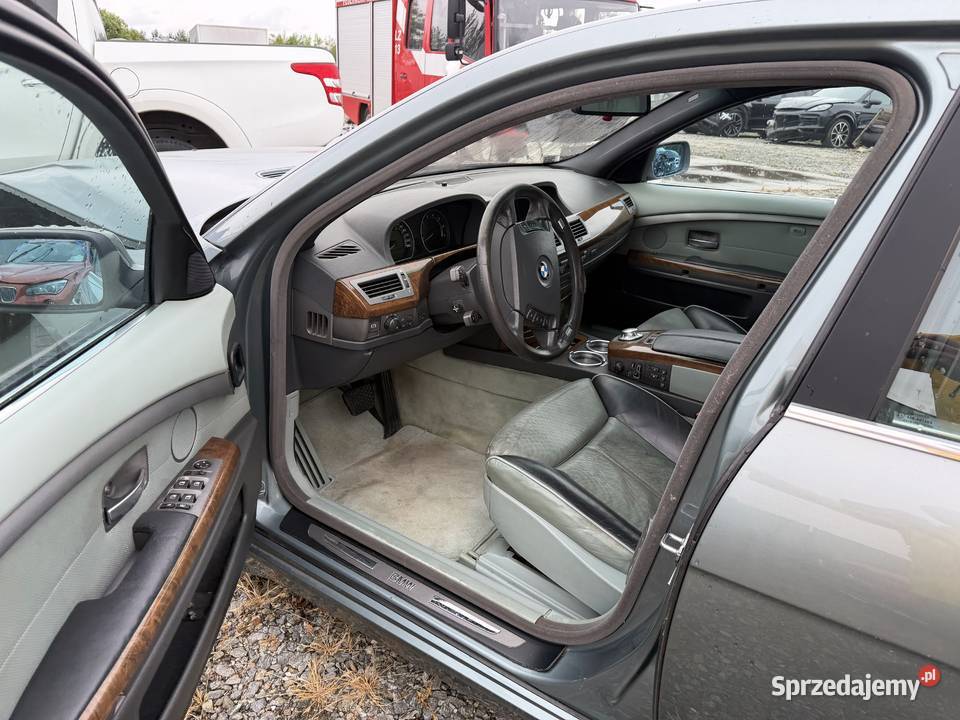 BMW Seria 7 745i 44 V8 2003r 470 Skóra Automat Prudnik