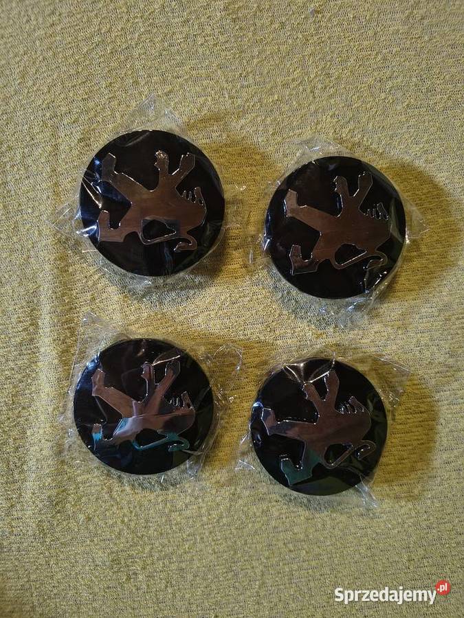 4 NOWE Dekielki kapsle Peugeot dekielek 60mm Dekielki Krotoszyn