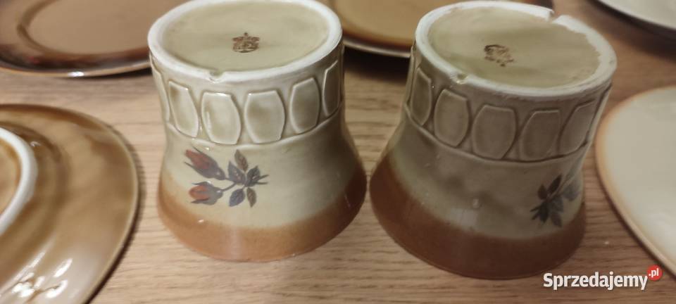 Tułowice porcelana talerze kubki PRL Nowa Warszawa