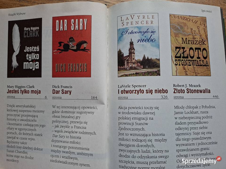 Książki wybrane Przegląd Readers Digest małopolskie Kraków sprzedam