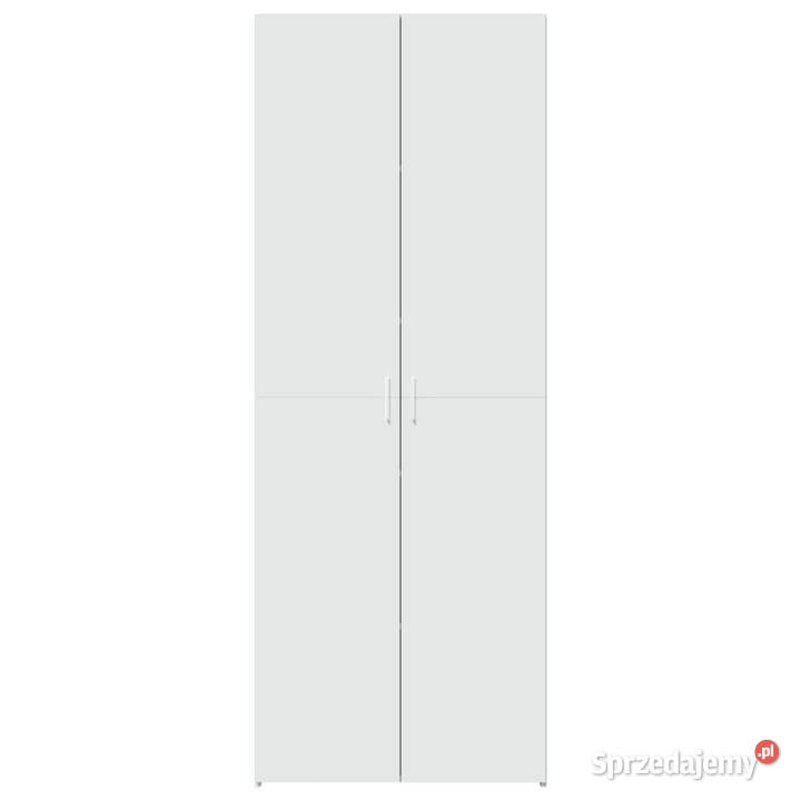Wysoka szafka biała 70x425x185 materiał Warszawa