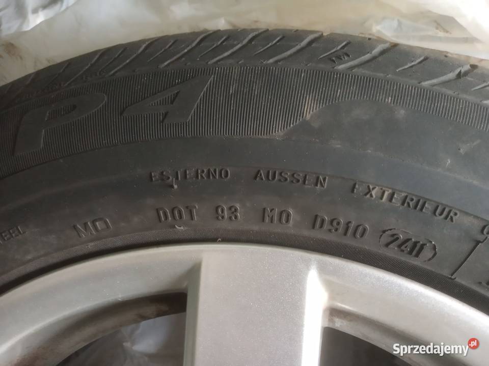 Felgi alu 15 5x112 ET38 opony Pirelli 18565 R15 sprzedam