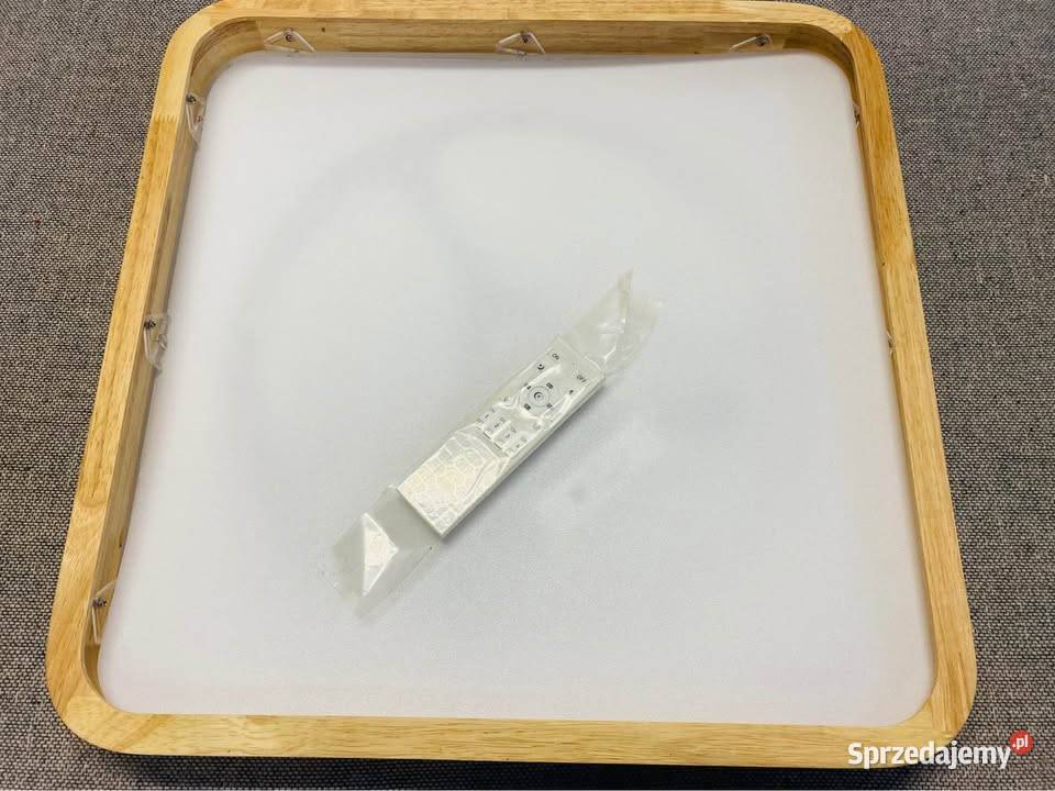 WayLuoung LED lampa sufitowa Wood drewniana z Łódź