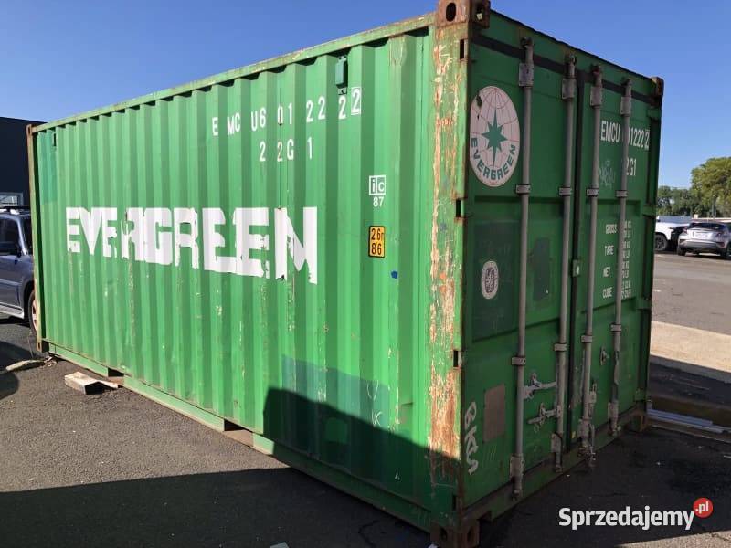 Kontener morski magazynowy 20DV 6 metrowy Magazynowanie Ostrów Wielkopolski