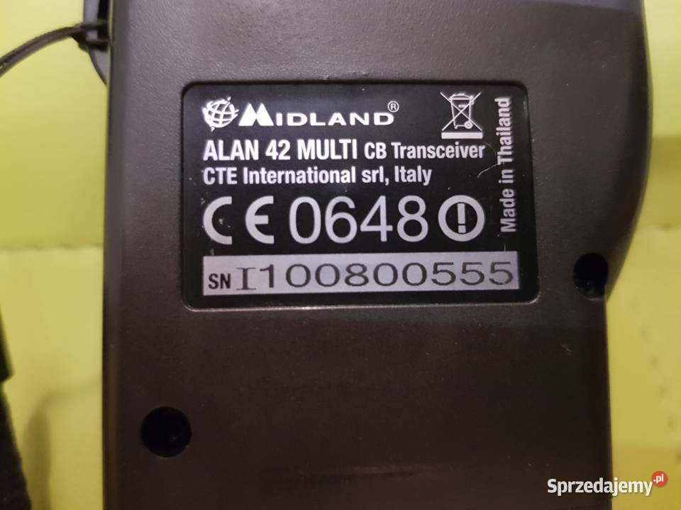 CB radio Midland ALAN 42 multi akcesoria sprzedam