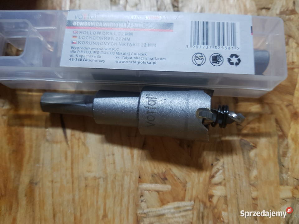 Otwornica do Metalu z węglikiem spiekanym 22 mm Głogowa