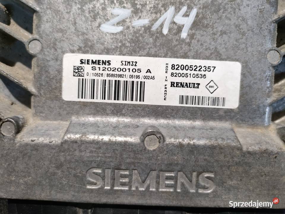 Clio III Modus 1216 zestaw startowy Układ elektryczny, zapłon wielkopolskie Swarzędz