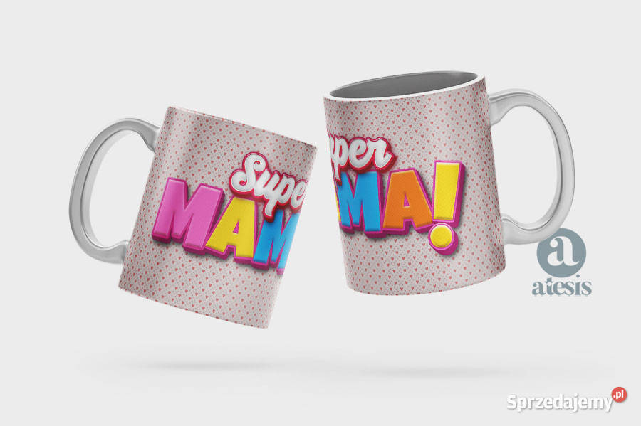 Foto kubek dzień matki szablon Super mamusia małopolskie