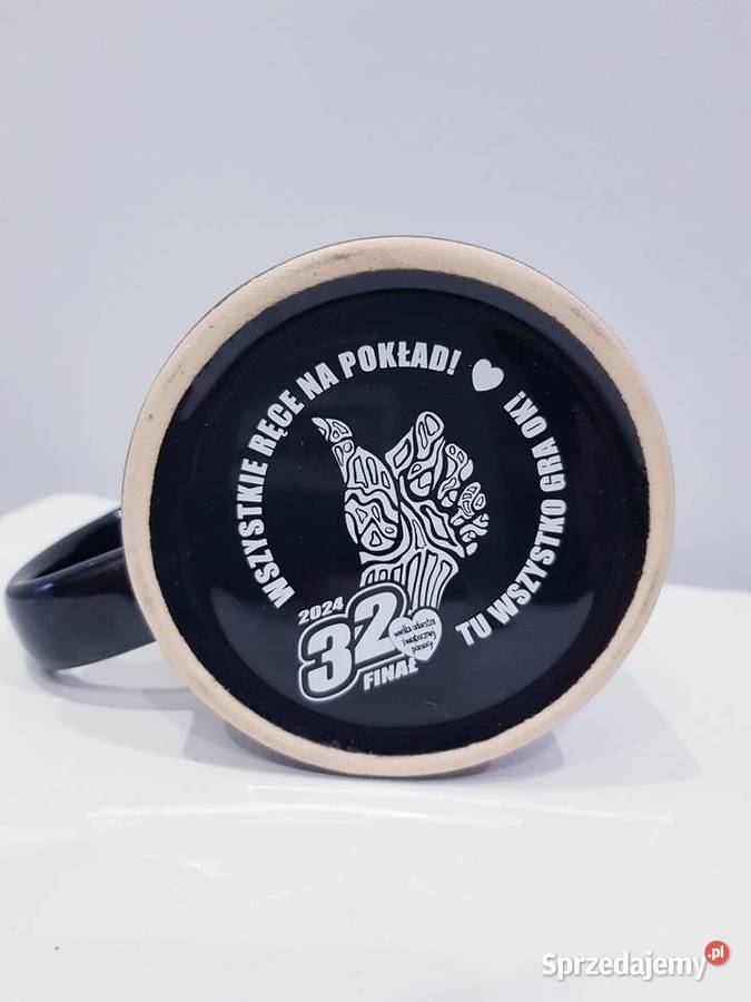 Ceramiczny kubek 32 finału WOŚP Kubki Dąbrowa Górnicza