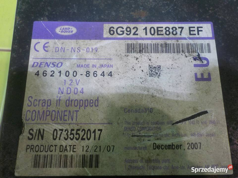 FREELANDER II 22 TD4 06r 5D czytnik nawigacji Pozostałe