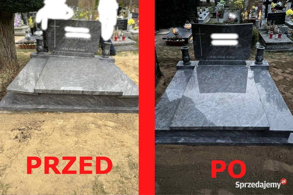 Podnoszenie pomników odnawianie liter układanie pomorskie Gdynia