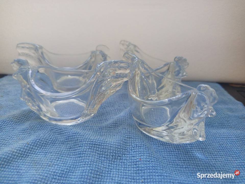 Kieliszki do jajek kurki 4 sztuki Zastawa stołowa mazowieckie