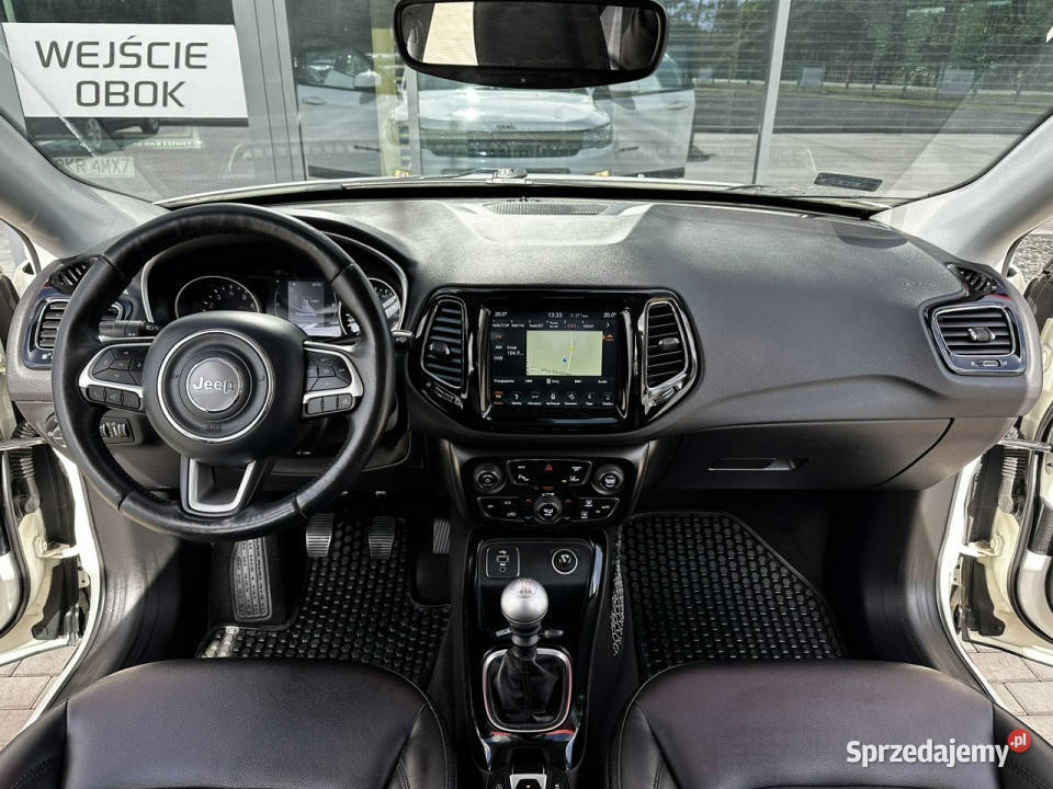 Jeep Compass SalonPL Półskóra Grzane fotele ASR (kontrola trakcji) Kąty Opolskie