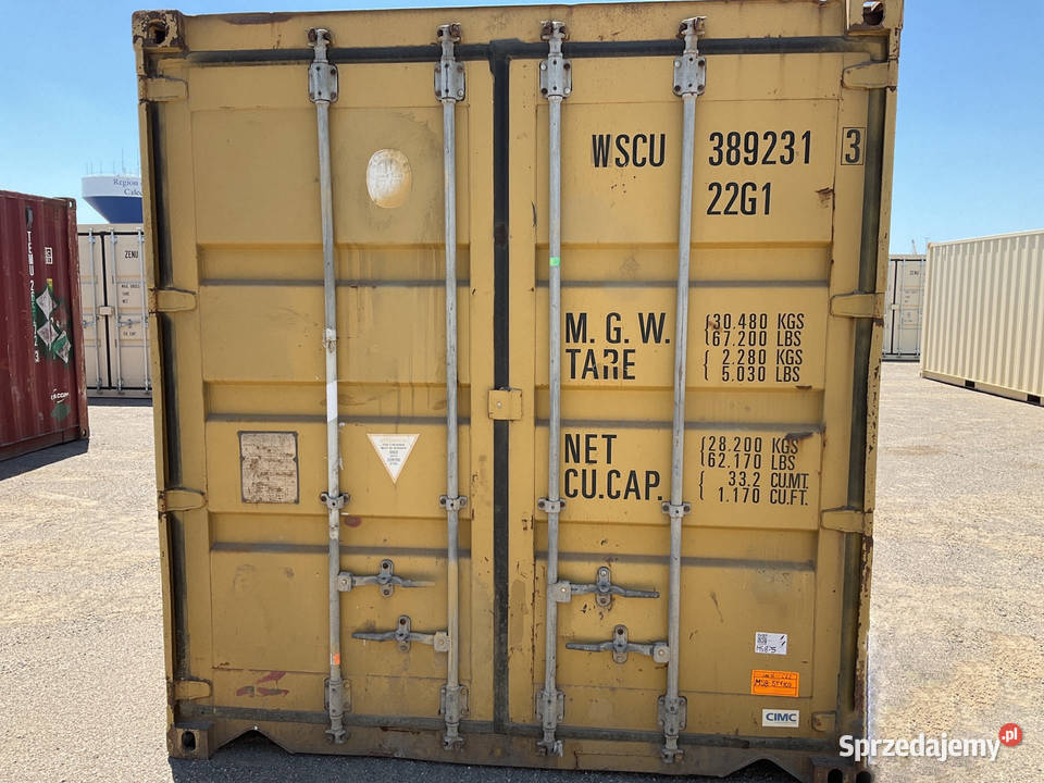 Kontener morski magazynowy 20DV 6 metrowy Brwinów