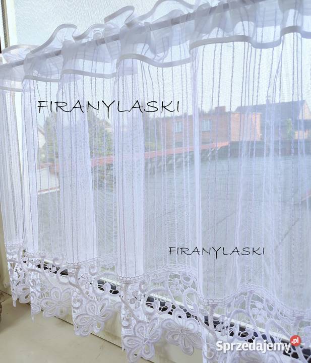 Firanka Firany do kuchni zazdrostki gipiura świętokrzyskie Sandomierz