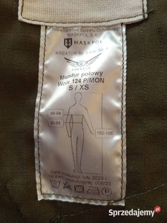 Mundur wojskowy MON 124P Łódź