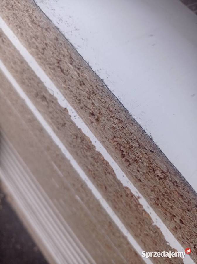Płyta wiórowa laminat Biała W10301SM 36mm wielkopolskie Brzeźno sprzedam