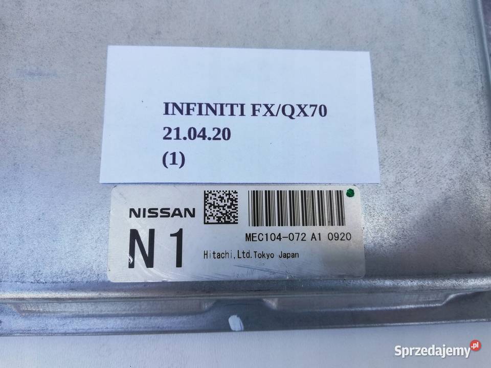 KOMPUTER SILNIKA MEC104072 A1 INFINITI QX70 FX35