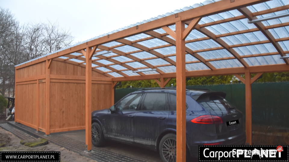 Wiata garażowa zadaszenie samochodu