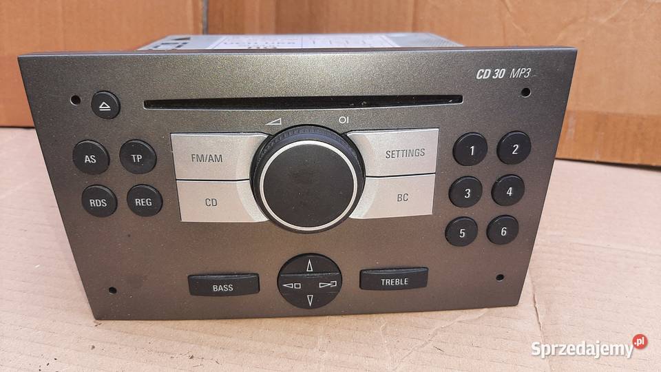 RADIO FABRYCZNE BLAUPUNKT OPEL MERIVA A VECTRA C Sprzęt audio fabryczny Dębno