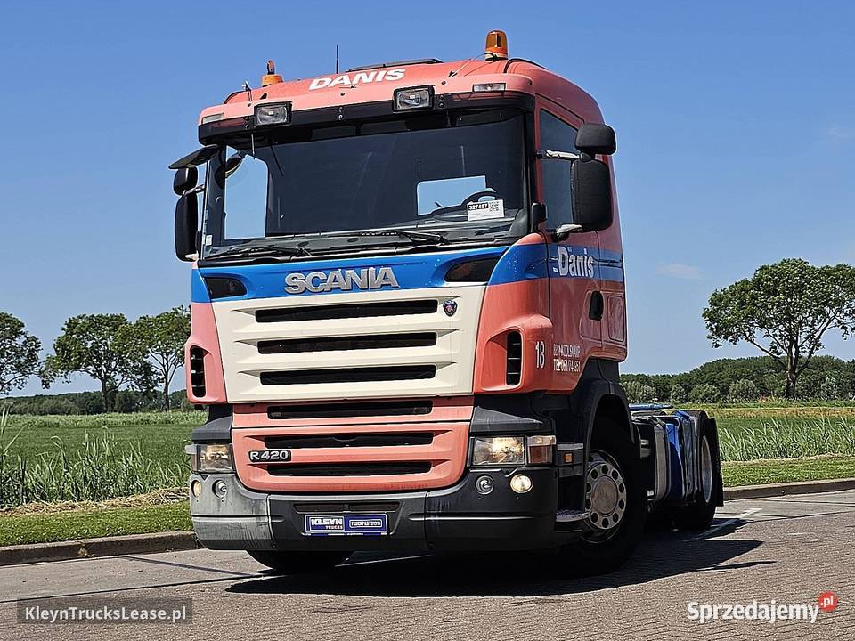 Scania R420 MANUAL ALCOA PTO ciągnik siodłowy Rok produkcji 2008 sprzedam
